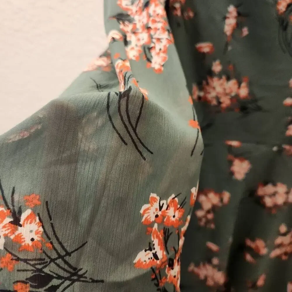 Madewell Marguerite Dress in Butterfly Garden